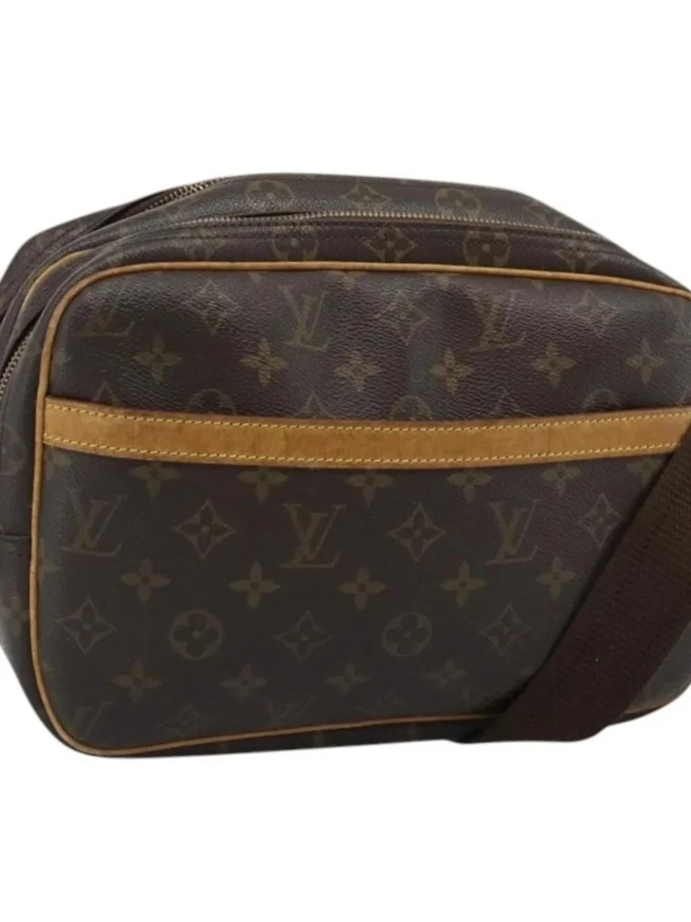 LOUIS VUITTON Monogram Reporter PM Shoulder Bag M45254 LV Auth BA13482